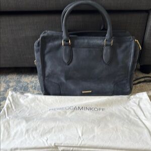 Rebecca Minkoff Black Briefcase Elegant Professional Style